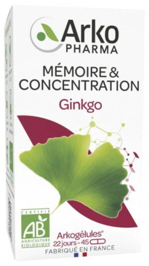 Arkopharma - Arkogélules Ginkgo Bio 45 Gélules