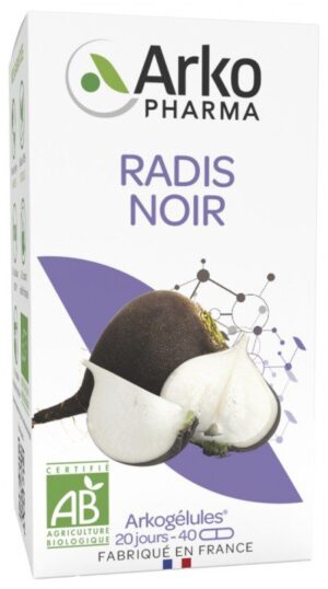 Arkopharma - Arkogélules Radis Noir Bio 40 Gélules