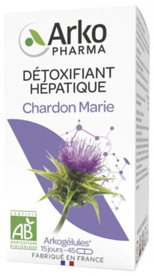 Arkopharma - Arkogélules Chardon Marie Bio 45 Gélules