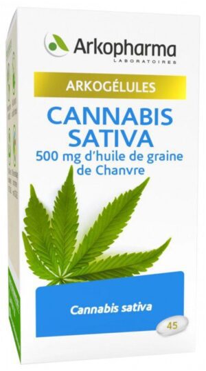 Arkopharma - Arkogélules Cannabis Sativa 45 Capsules