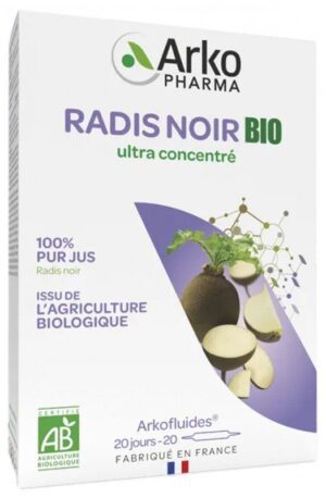 Arkopharma - Arkofluides Radis Noir Bio 20 Ampoules
