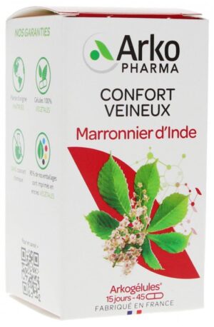 Arkopharma - Arkogélules Marronnier d'Inde 45 Gélules
