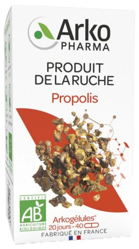 Arkopharma - Arkogélules Propolis Bio 40 Gélules