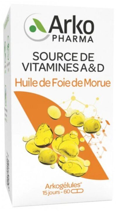 Arkopharma - Arkogélules Huile de Foie de Morue 60 Capsules