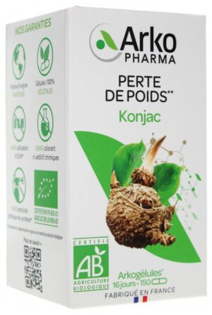 Arkopharma - Arkogélules Konjac Bio 150 Gélules