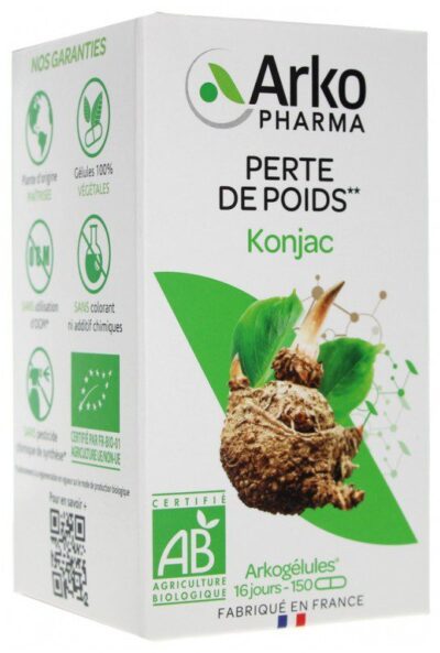 Arkopharma - Arkogélules Konjac Bio 150 Gélules