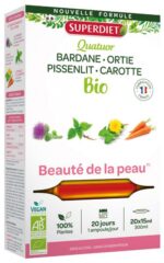 Superdiet - Quatuor Beauté de la Peau Bio 20 Ampoules
