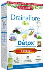 Superdiet - Drainaflore Bio Détox 20 Ampoules