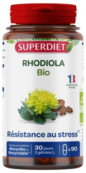 Superdiet - Rhodiola Bio 90 Gélules