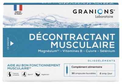 Granions - Décontractant Musculaire 30 Ampoules