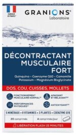 Granions - Décontractant Musculaire Fort 20 Comprimés