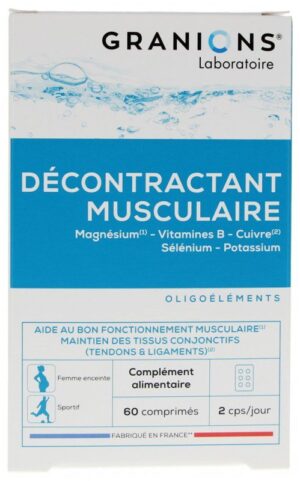Granions - Décontractant Musculaire 60 Comprimés
