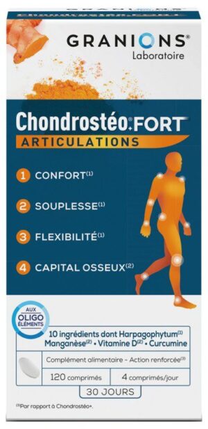 Granions - Chondrostéo+ Fort Articulations 120 Comprimés