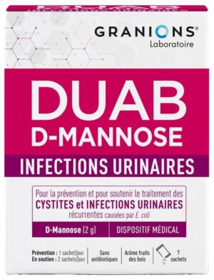 Granions - Duab D-Mannose Infections Urinaires 7 Sachets