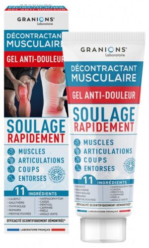 Granions - Décontractant Musculaire Gel Anti-Douleur 100 ml
