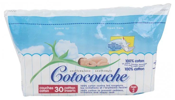 Cotocouche - Couches Coton Âge 2 30 Couches