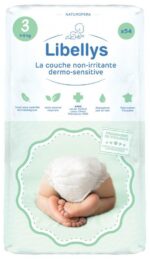 Libellys - La Couche Non-Irritante Dermo-Sensitive Taille 3 (4-9 kg) 54 Couches