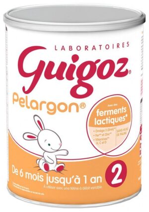 Guigoz - Pelargon Lait 2ème Âge Dès 6 Mois Jusqu'à 1 An 780 g