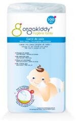 Orgakiddy - Carrés de Soin 100 Unités