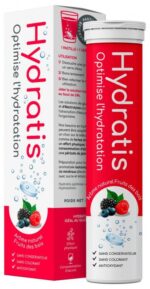 Hydratis - Solution d'Hydratation 20 Pastilles Effervescentes - Arôme : Fruits des Bois