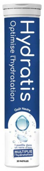 Hydratis - Solution d'Hydratation 20 Pastilles Effervescentes - Arôme : Neutre