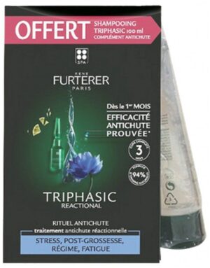 Furterer - Triphasic Reactional Traitement antichute Réactionnelle - 12 ampoules