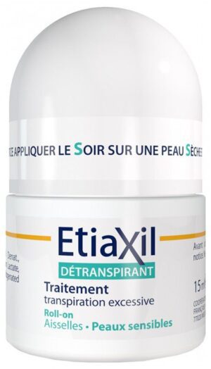 Etiaxil - Détranspirant Aisselles Peaux Sensibles Roll-On 15 ml