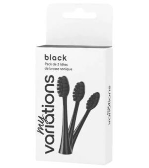 MyVariations - Pack 3 têtes de brosse à dents Ivory-Black