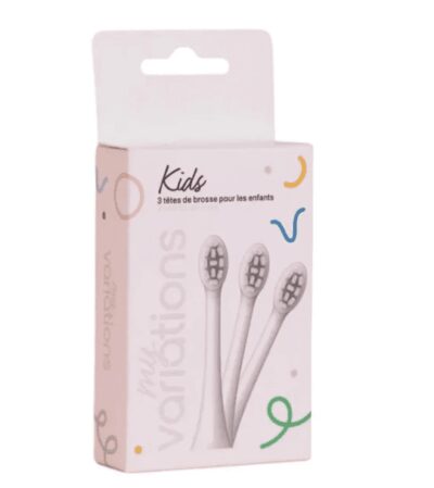 MyVariations - Kids Pack 3 têtes de brosse à dents enfant White