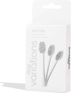 MyVariations - Pack 3 têtes de brosse à dents Ivory-White