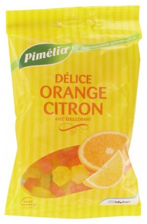 Pimélia - Délice Orange Citron Sans Sucres 100 g