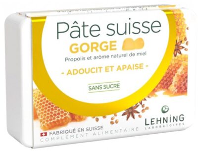 Laboratoires Lehning - Pâte Suisse Gorge 40 Gommes