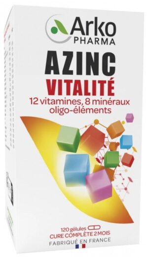 Arkopharma - Azinc Vitalité 120 Gélules