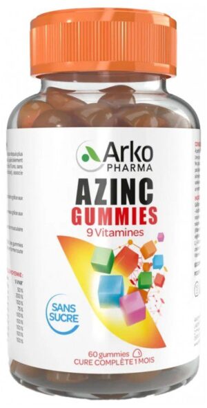 Arkopharma - Azinc Gummies 9 Vitamines 60 Gummies