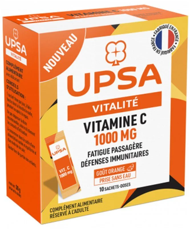 UPSA - Vitalité Vitamine C 1000 mg 10 Sachets