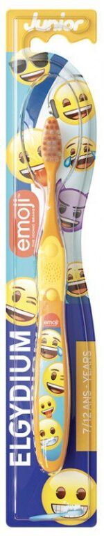Elgydium - Junior Brosse à Dents Souple 7/12 Ans Emoji