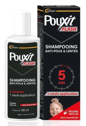 Pouxit - Flash Shampoing anti-poux et lentes - 100ml