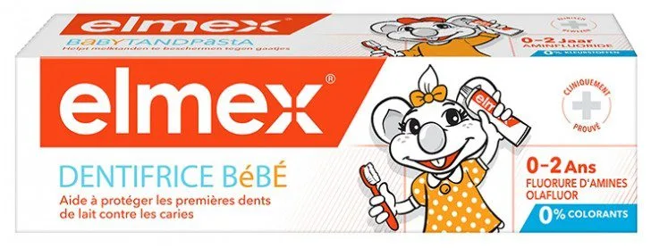 Elmex - Dentifrice Bébé 0-2 ans 50 ml