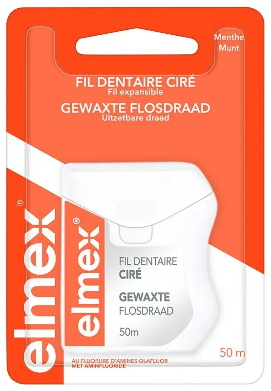 Elmex - Fil Dentaire Ciré 50 m