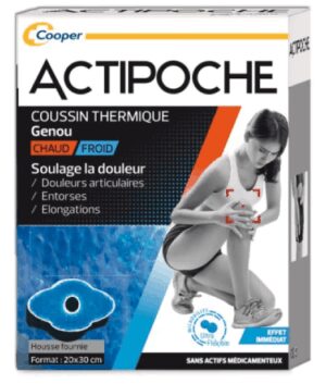 Actipoche - Chaud/Froid Genou - Coussin thermique 20 x 30 cm