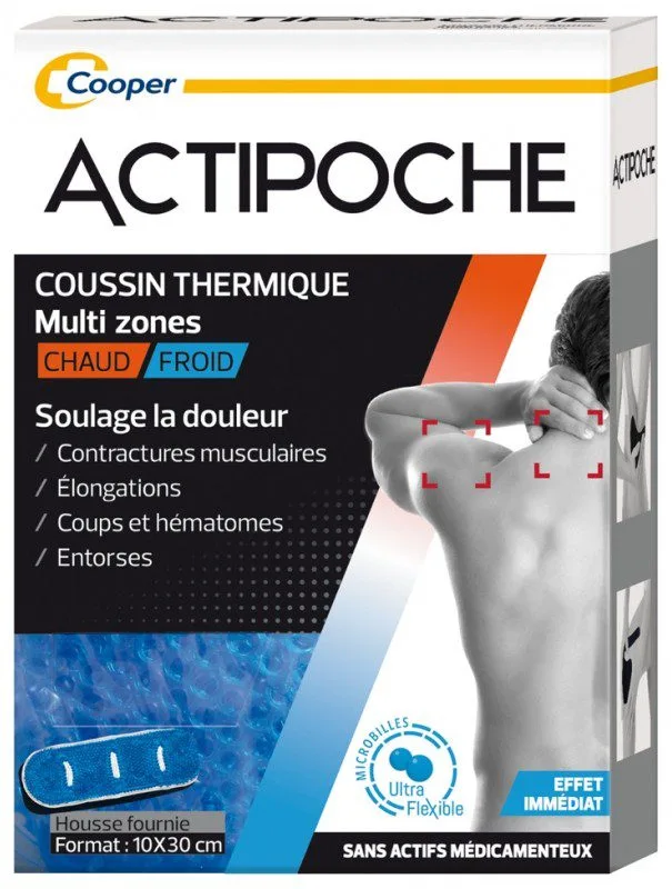 Actipoche - Multi Zones Microbilles 1 Coussin Thermique
