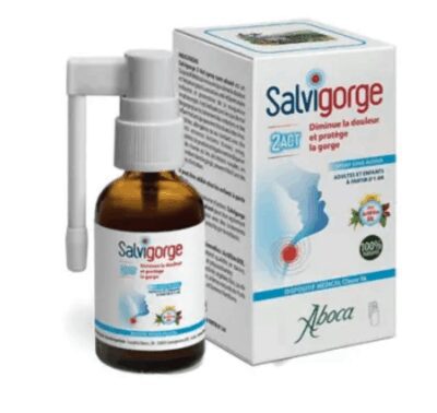 Aboca - Salvigorge 2Act Spray sans alcool - 30ml