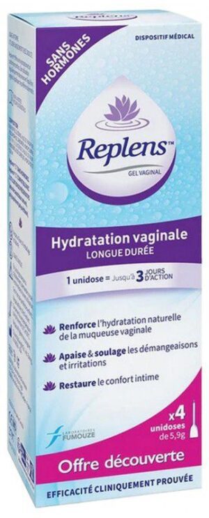 Replens - Gel Vaginal 4 Unidoses