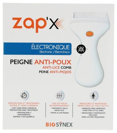 Zap'x - Peigne Anti-Poux Électronique