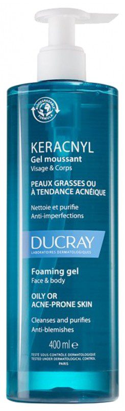 Ducray - Keracnyl Gel Moussant 400 ml