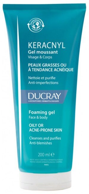 Ducray - Keracnyl Gel Moussant 200 ml