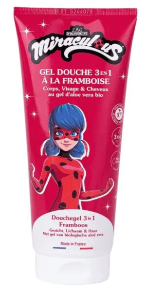 Le Comptoir Du Bain - Gel douche Miraculous - Framboise - 200ml