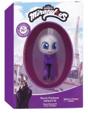 Le Comptoir Du Bain - Savon Miraculous Avec Figurine - Violette - 75g