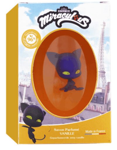 Le Comptoir Du Bain - Savon Miraculous Avec Figurine - Vanille - 75g