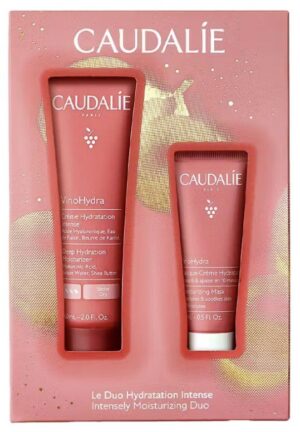 Caudalie - VinoHydra Coffret Crème Hydratation Intense 60 ml + Masque-Crème Hydratant 15 ml Offert